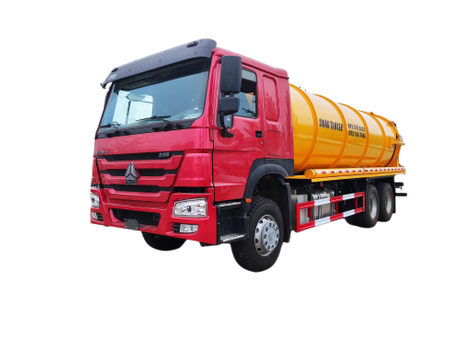 Hot Sell Howo 6x4 371hp Caminhão de limpeza de esgoto de esgoto de esgoto de esgoto a vácuo para venda