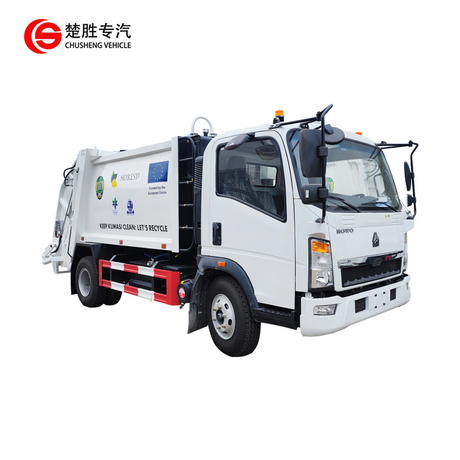 Preço de fábrica na China Caminhão de coleta de lixo Howo caminhão compactador de lixo para Gana