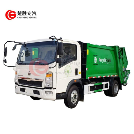 Caminhão de lixo compactador Sinotruk HOWO 6CBM