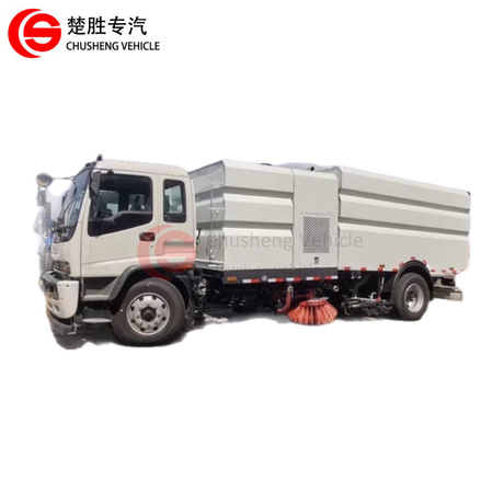 ISUZU 4 × 2 Rua Caminhão de Variau de Limpeza da Rua