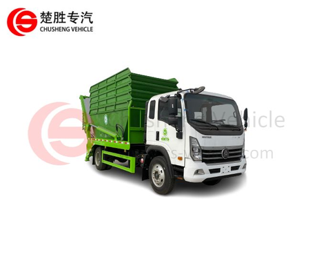 Novo caminhão de lixo 6CBM, 8CBM, 10CBM Arm Roll Container Swing Arm Skip Bin Loader