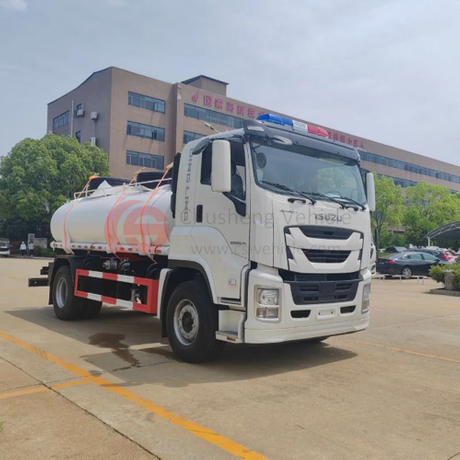 Shacman L3000 4x2 10000 litros de vácuo caminhões para trabalho limpo da cidade