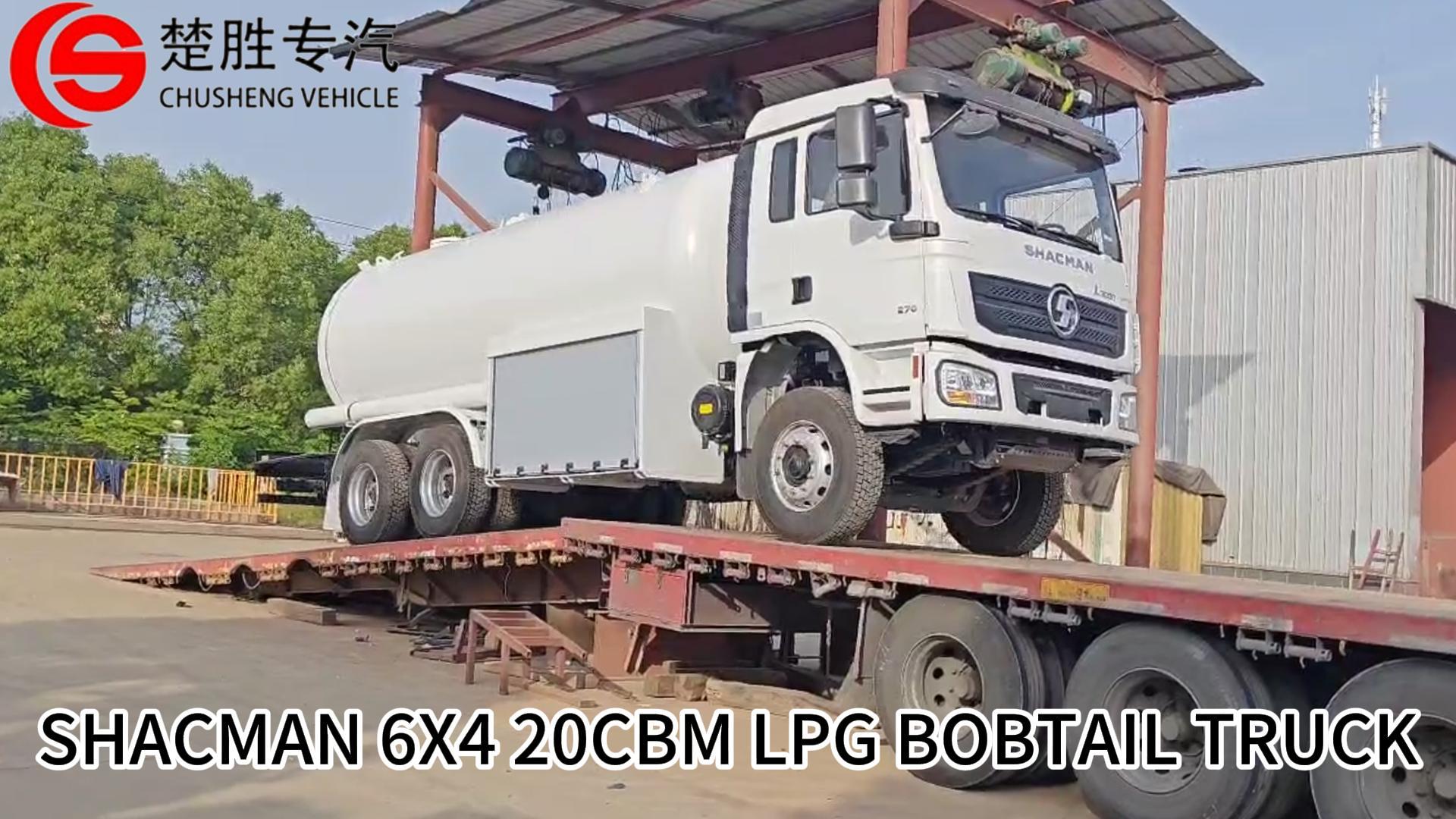 O cliente da Uzbek recompra o caminhão Bobtail LPG da Chusheng, pela oitava vez