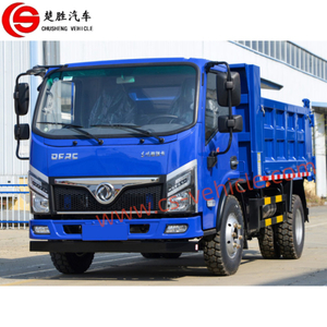 Caminhão basculante leve Dongfeng para transporte de materiais de construção, como pedra britada e areia de rio