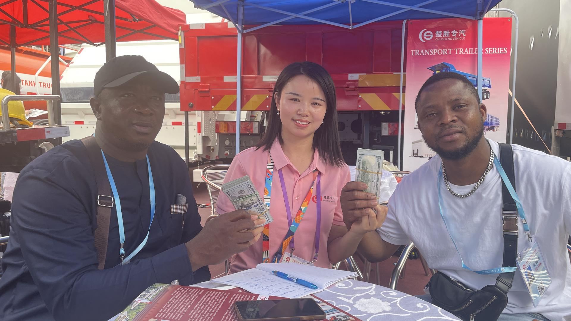 Bem-sucedido! Veículo Chusheng na 137th Canton Fair