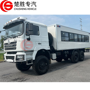 Shacman F3000 6x6 430HP Transporte de ônibus totalmente fechado