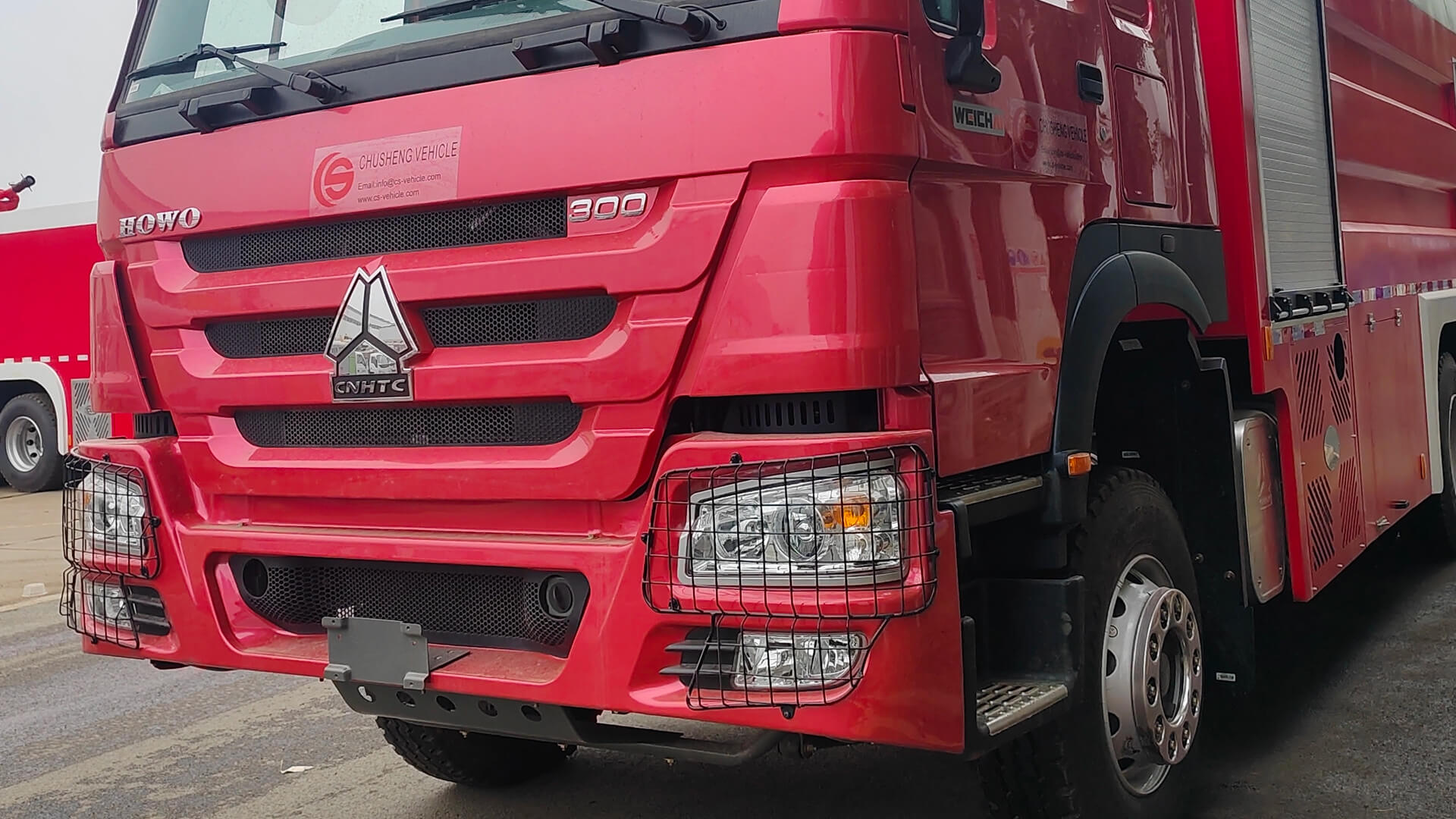 O novo caminhão de bombeiros surpresa para Angola