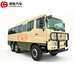 DONGFENG 6x6 Off Road Trucks Sightseeing Bus 30 assentos ônibus transportador de passageiros